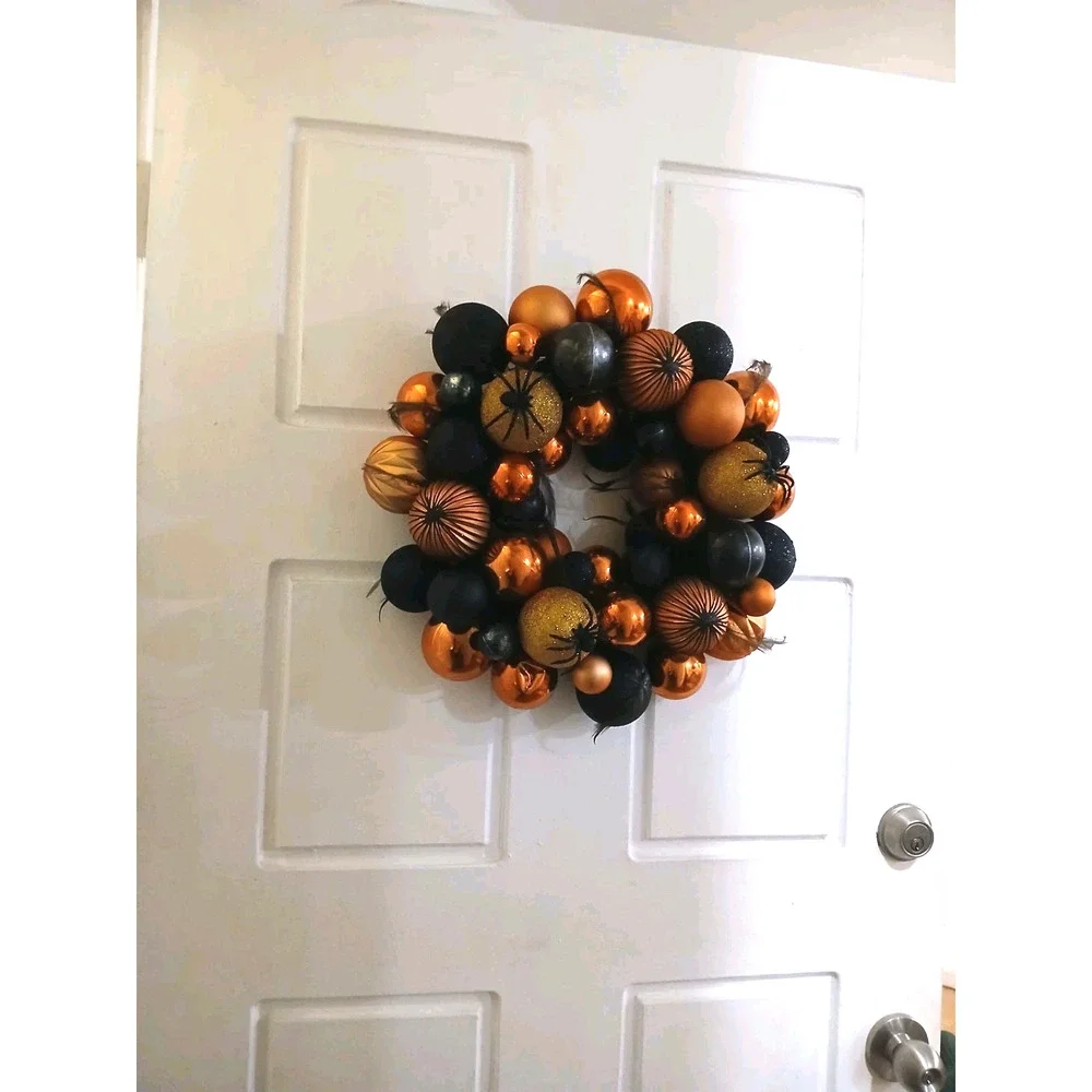 Spider Wreath Halloween Large 18